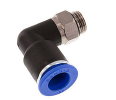 12mm x G1/4'' 90deg Winkel Steckverschraubung mit Außengewinde Messing/PA 66 NBR drehbar [2 Stück]