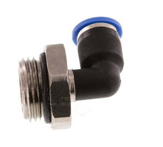 6mm x G3/8'' 90deg Winkel-Steckverschraubung mit Außengewinde Messing/PA 66 NBR drehbar [2 Stück]