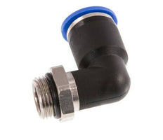 12mm x G3/8'' 90deg Elbow Push-in Fitting with Male Threads Brass/PA 66 NBR Rotatable [2 Pieces]
