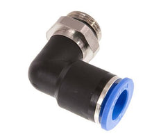 12mm x G3/8'' 90deg Winkel Steckverschraubung mit Außengewinde Messing/PA 66 NBR drehbar [2 Stück]