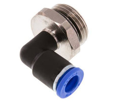 8mm x G1/2'' 90deg Winkel Steckverschraubung mit Außengewinde Messing/PA 66 NBR drehbar [2 Stück]