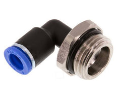 8mm x G1/2'' 90deg Winkel Steckverschraubung mit Außengewinde Messing/PA 66 NBR drehbar [2 Stück]
