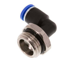 8mm x G1/2'' 90deg Winkel Steckverschraubung mit Außengewinde Messing/PA 66 NBR drehbar [2 Stück]