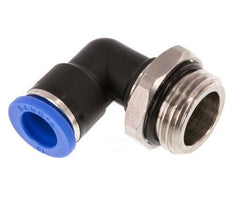 10mm x G1/2'' 90deg Winkel Steckverschraubung mit Außengewinde Messing/PA 66 NBR drehbar [2 Stück]