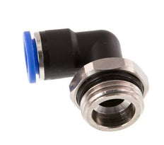 10mm x G1/2'' 90deg Winkel Steckverschraubung mit Außengewinde Messing/PA 66 NBR drehbar [2 Stück]