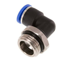 10mm x G1/2'' 90deg Winkel Steckverschraubung mit Außengewinde Messing/PA 66 NBR drehbar [2 Stück]