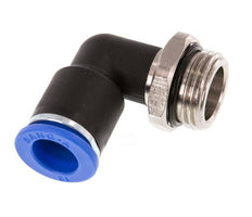 12mm x G1/2'' 90deg Winkel Steckverschraubung mit Außengewinde Messing/PA 66 NBR drehbar [2 Stück]