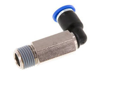 4mm x R1/8'' 90deg Winkel-Steckverschraubung mit Außengewinde Messing/PA 66 NBR lange Hülse drehbar [2 Stück]