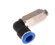 10mm x G1/8'' 90deg Elbow Push-in Fitting with Male Threads Brass/PA 66 NBR Long Sleeve Rotatable [2 Pieces]
