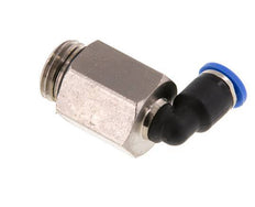 4mm x G1/4'' 90deg Winkel-Steckverschraubung mit Außengewinde Messing/PA 66 NBR lange Hülse drehbar [2 Stück]