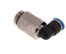 10mm x G1/2'' 90deg Elbow Push-in Fitting with Male Threads Brass/PA 66 NBR Long Sleeve Rotatable