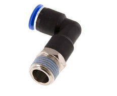 12mm x R1/2'' 90deg Winkel-Steckverschraubung mit Außengewinde Messing/PA 66 NBR Langer Körper drehbar [2 Stück]