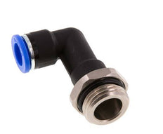 10mm x G1/2'' 90deg Winkel-Steckverschraubung mit Außengewinde Messing/PA 66 NBR langer Körper drehbar [2 Stück]