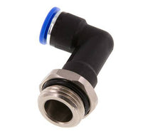 10mm x G1/2'' 90deg Winkel-Steckverschraubung mit Außengewinde Messing/PA 66 NBR langer Körper drehbar [2 Stück]