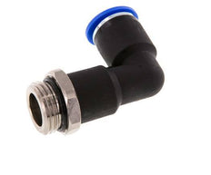 12mm x G1/2'' 90deg Elbow Push-in Fitting with Male Threads Brass/PA 66 NBR Long Body Rotatable [2 Pieces]