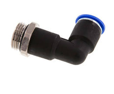 12mm x G1/2'' 90deg Elbow Push-in Fitting with Male Threads Brass/PA 66 NBR Long Body Rotatable [2 Pieces]