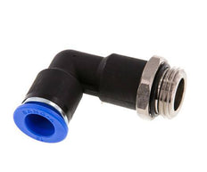 12mm x G1/2'' 90deg Winkel Steckverschraubung mit Außengewinde Messing/PA 66 NBR Langer Körper drehbar [2 Stück]