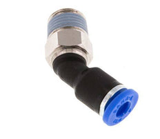 4mm x R1/8'' 45Gewinde-Steckverschraubung mit Außengewinde Messing/PA 66 NBR [2 Stück]