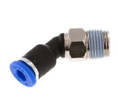 4mm x R1/8'' 45Gewinde-Steckverschraubung mit Außengewinde Messing/PA 66 NBR [2 Stück]