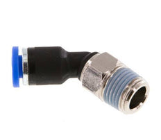 4mm x R1/8'' 45Gewinde-Steckverschraubung mit Außengewinde Messing/PA 66 NBR [2 Stück]