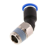 4mm x R1/8'' 45Gewinde-Steckverschraubung mit Außengewinde Messing/PA 66 NBR [2 Stück]