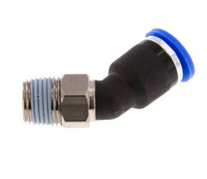 6mm x R1/8'' 45Gewinde-Steckverschraubung mit Außengewinde Messing/PA 66 NBR [2 Stück]