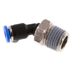 4mm x R1/4'' 45deg Winkel-Steckverschraubung mit Außengewinde Messing/PA 66 NBR [2 Stück]