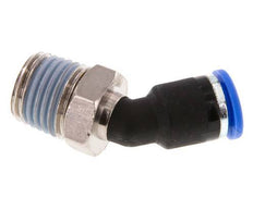 6mm x R1/4'' 45Gewinde-Steckverschraubung mit Außengewinde Messing/PA 66 NBR [2 Stück]