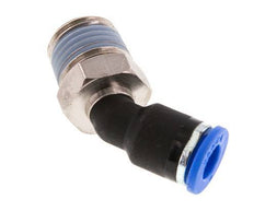 6mm x R1/4'' 45Gewinde-Steckverschraubung mit Außengewinde Messing/PA 66 NBR [2 Stück]