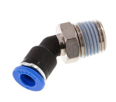 6mm x R1/4'' 45Gewinde-Steckverschraubung mit Außengewinde Messing/PA 66 NBR [2 Stück]