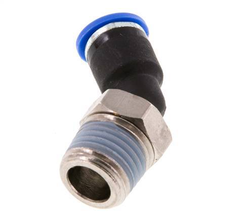 6mm x R1/4'' 45Gewinde-Steckverschraubung mit Außengewinde Messing/PA 66 NBR [2 Stück]