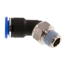 10mm x R1/4'' 45deg Winkel-Steckverschraubung mit Außengewinde Messing/PA 66 NBR [2 Stück]