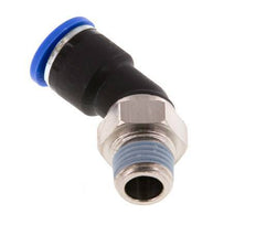 10mm x R1/4'' 45deg Winkel-Steckverschraubung mit Außengewinde Messing/PA 66 NBR [2 Stück]