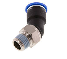 10mm x R1/4'' 45deg Winkel-Steckverschraubung mit Außengewinde Messing/PA 66 NBR [2 Stück]