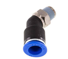 12mm x R1/4'' 45deg Winkel-Steckverschraubung mit Außengewinde Messing/PA 66 NBR [2 Stück]