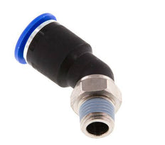 12mm x R1/4'' 45deg Winkel-Steckverschraubung mit Außengewinde Messing/PA 66 NBR [2 Stück]