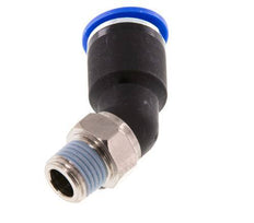 12mm x R1/4'' 45deg Winkel-Steckverschraubung mit Außengewinde Messing/PA 66 NBR [2 Stück]