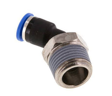 6mm x R3/8'' 45deg Winkel-Steckverschraubung mit Außengewinde Messing/PA 66 NBR [2 Stück]