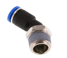 8mm x R3/8'' 45deg Winkel-Steckverschraubung mit Außengewinde Messing/PA 66 NBR [2 Stück]