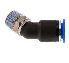 12mm x R3/8'' 45deg Winkel-Steckverschraubung mit Außengewinde Messing/PA 66 NBR [2 Stück]
