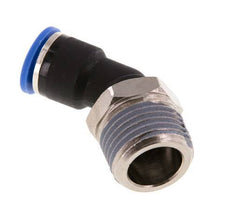 10mm x R1/2'' 45deg Winkel-Steckverschraubung mit Außengewinde Messing/PA 66 NBR [2 Stück]