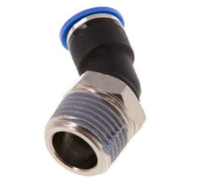 10mm x R1/2'' 45deg Winkel-Steckverschraubung mit Außengewinde Messing/PA 66 NBR [2 Stück]