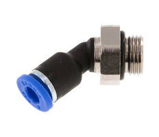 4mm x G1/8'' 45Grad Winkel-Steckverschraubung mit Außengewinde Messing/PA 66 NBR [2 Stück]