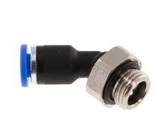 4mm x G1/8'' 45Grad Winkel-Steckverschraubung mit Außengewinde Messing/PA 66 NBR [2 Stück]