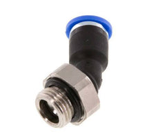 4mm x G1/8'' 45Grad Winkel-Steckverschraubung mit Außengewinde Messing/PA 66 NBR [2 Stück]