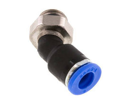 6mm x G1/8'' 45Grad Winkel-Steckverschraubung mit Außengewinde Messing/PA 66 NBR [2 Stück]