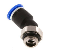 6mm x G1/8'' 45Grad Winkel-Steckverschraubung mit Außengewinde Messing/PA 66 NBR [2 Stück]
