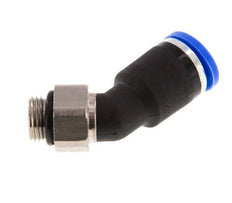 8mm x G1/8'' 45Grad Winkel-Steckverschraubung mit Außengewinde Messing/PA 66 NBR [2 Stück]