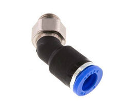 8mm x G1/8'' 45Grad Winkel-Steckverschraubung mit Außengewinde Messing/PA 66 NBR [2 Stück]