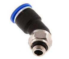 10mm x G1/8'' 45Grad Winkel-Steckverschraubung mit Außengewinde Messing/PA 66 NBR [2 Stück]